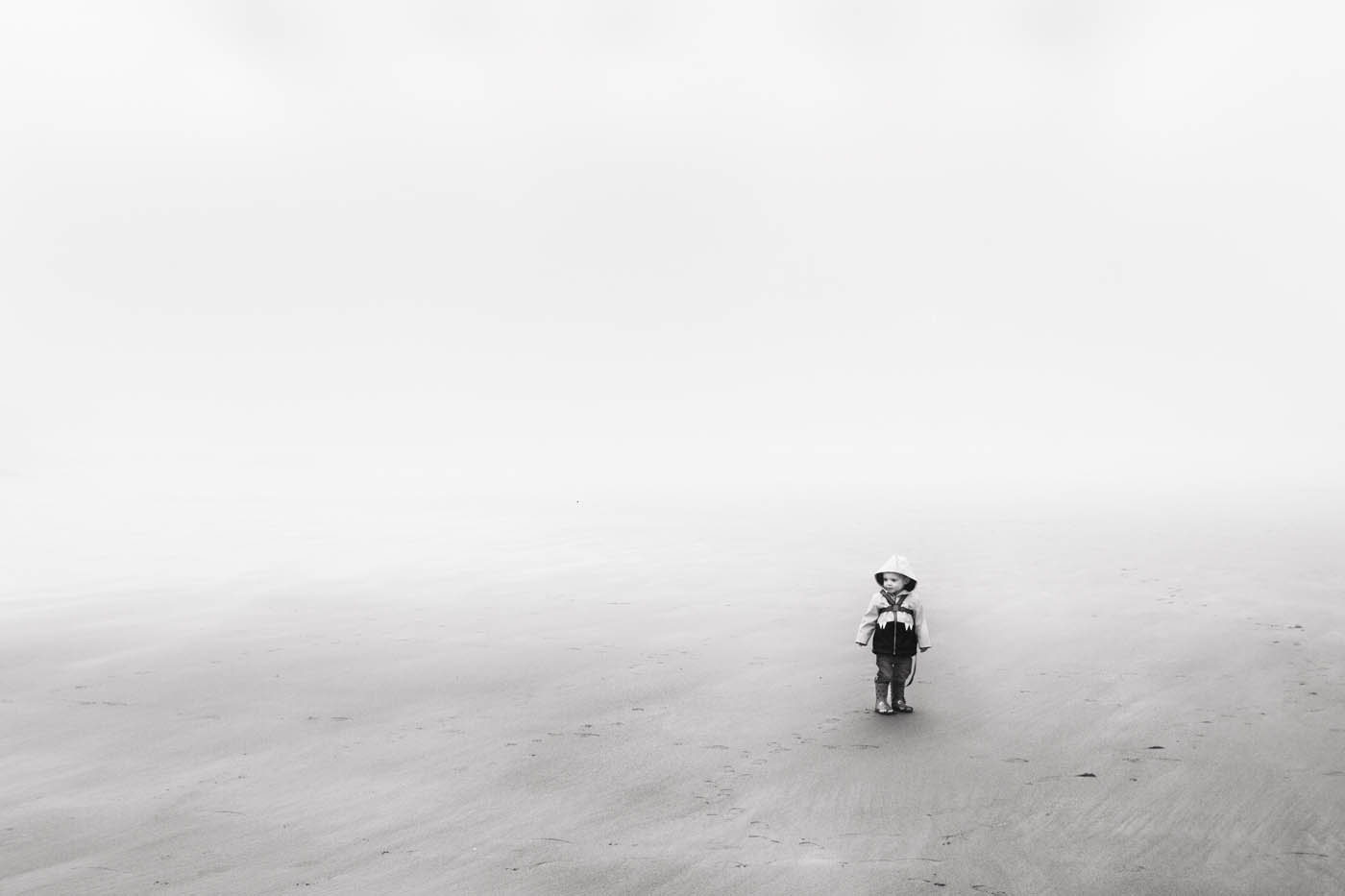 Boy on the beach, Tynemouth
