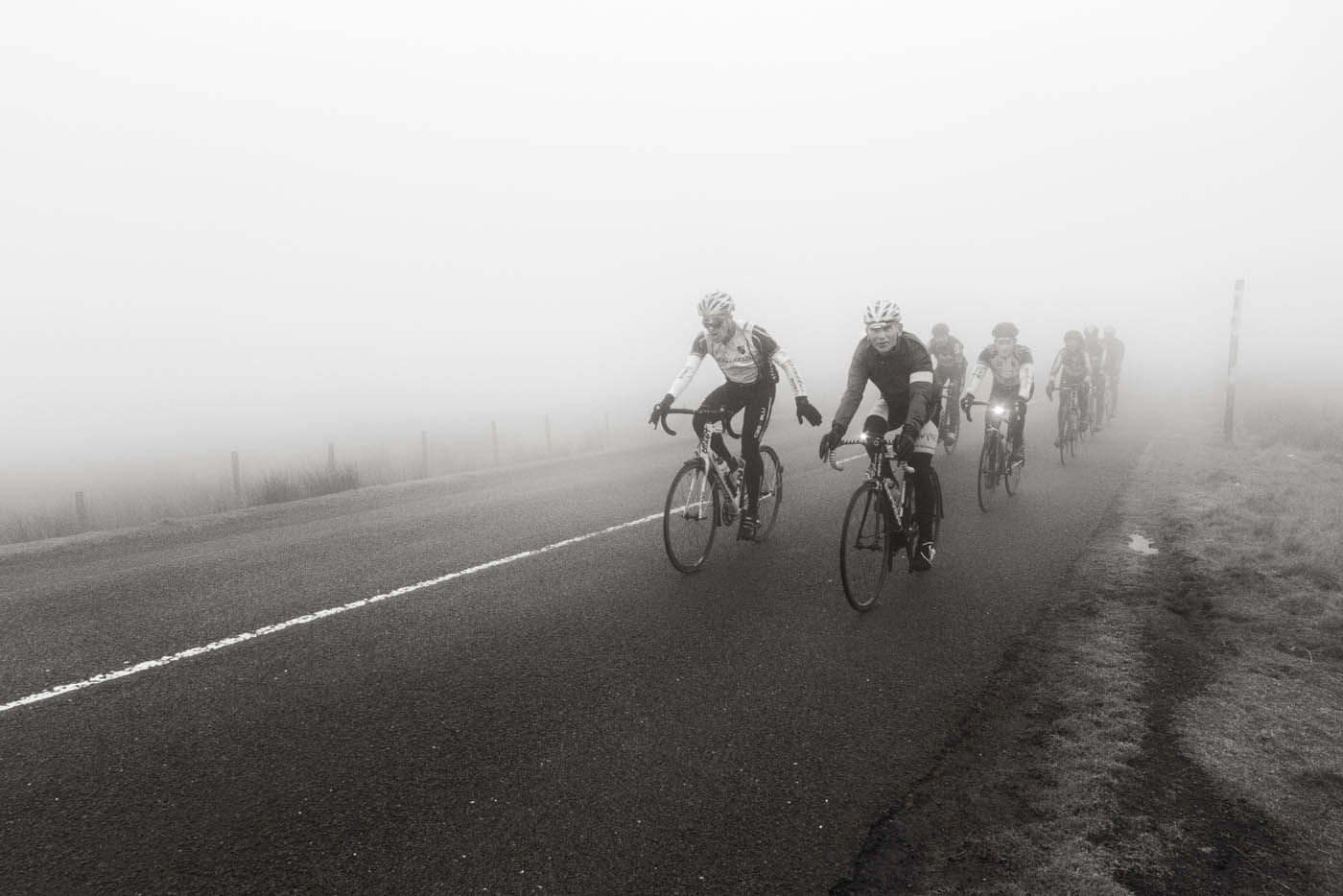 Cycling through the Fog, Killhope Grimpeur